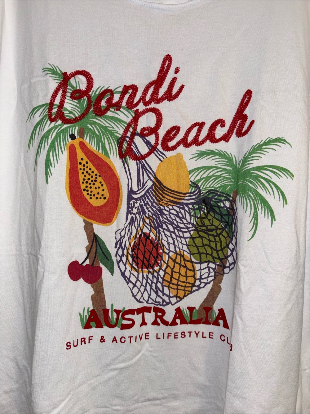 Abercrombie Oversized “Bondi Beach” Tee